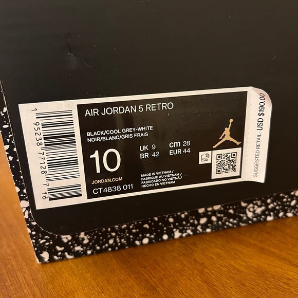 Men’s 10 - Jordan 5 Retro Oreo Moonlight 2021 CT4838-011 Very Lightly Worn Clean main image 10